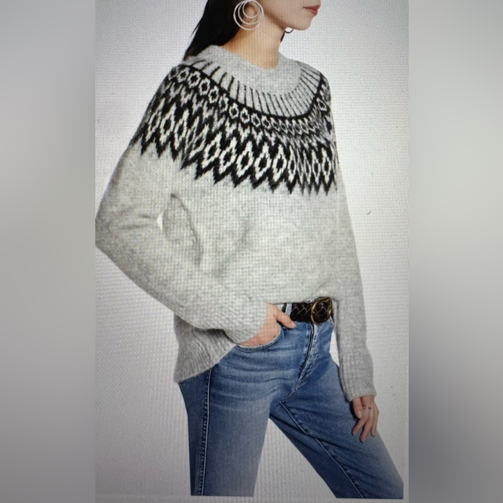 Women’s Treasure & Bond Fair Isle Sweater - Picture 5 of 9